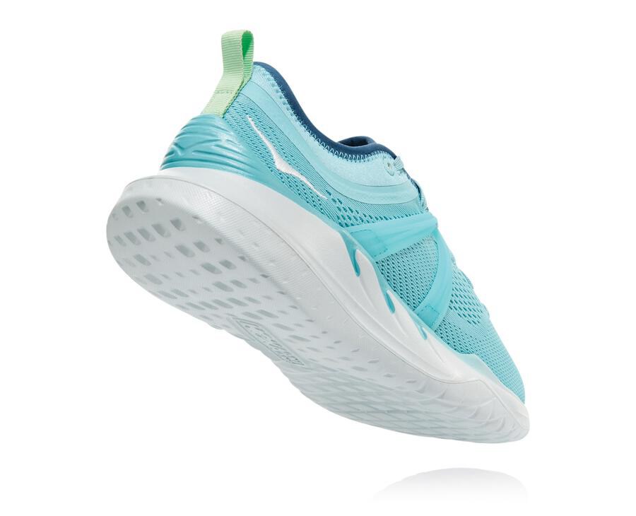 Hoka One One Koşu Ayakkabısı Kadın Mavi/Beyaz - Tivra - IS6413059